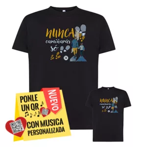 Camiseta caminarás castellano