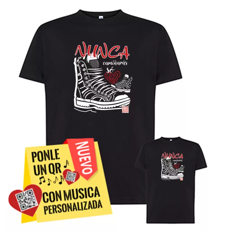 Camiseta nunca solo castellano
